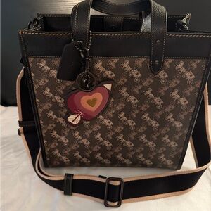 Coach Black and Brown Messenger Bag